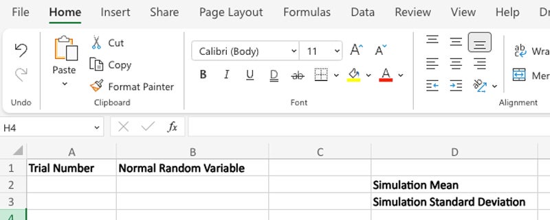 Excel sheet screenshot.